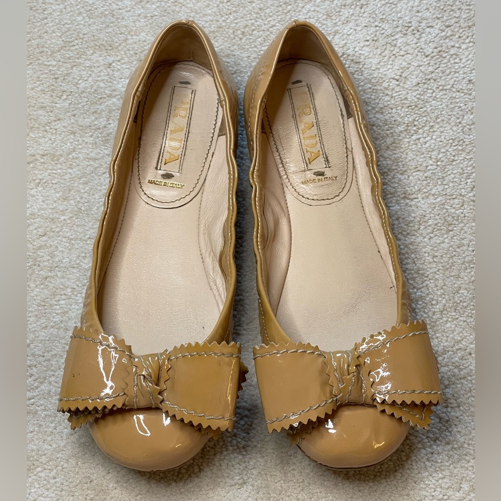 Prada ballerina flats